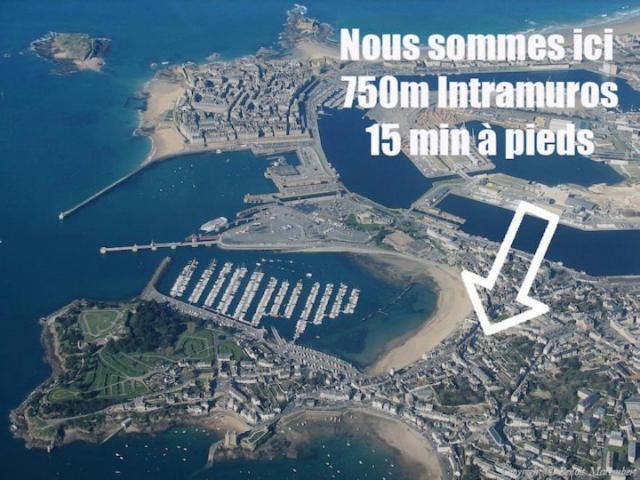 Studio Le Cosy Beach - Plage 50M - Rue Gratuite Saint-Malo Exterior foto